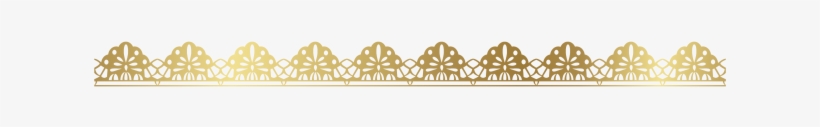 Lacy Border - Gold, transparent png download
