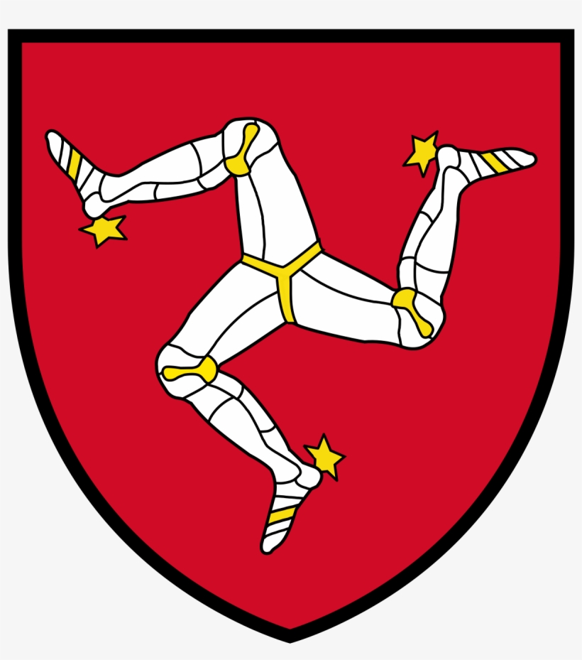 Triskelion Wikipedie - Coat Of Arms Of The Isle Of Man, transparent png download