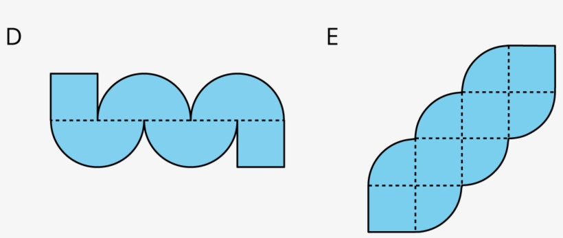 Two Figures, Labeled D And E, transparent png download