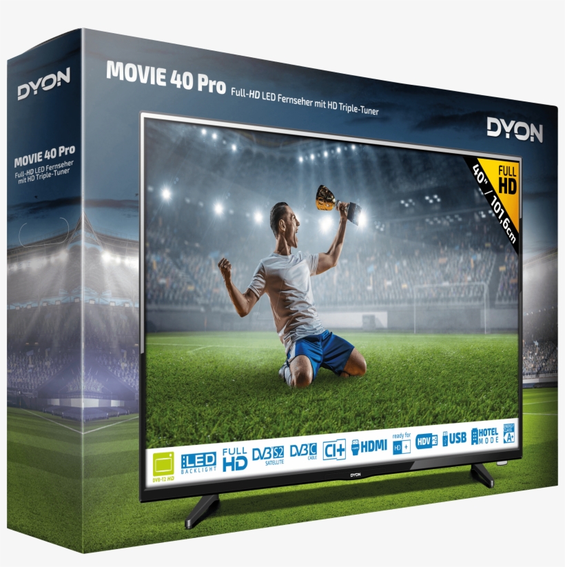 Full Hd Tv, 102cm/40, Dvb-t2/c/s2, - Billboard, transparent png download