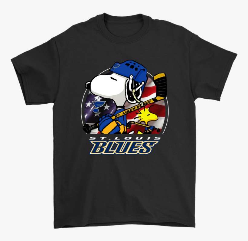 Louis Blues Ice Hockey Snoopy And Woodstock Nhl Shirts-potatotee - Glastonbury 2016 T Shirt, transparent png download