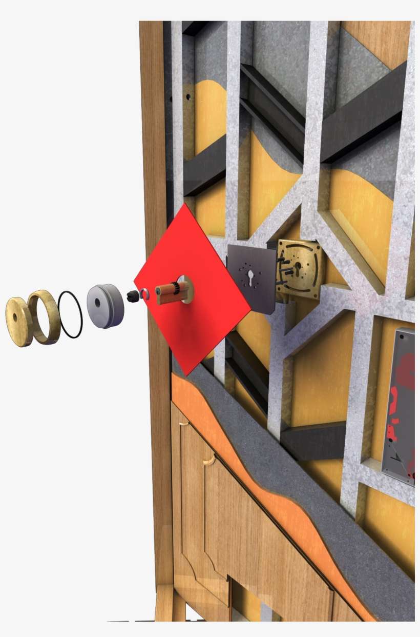 Roconsa Presentará En La Feria De Cerrajeros 2014 Su - Cerradura Central Puerta, transparent png download