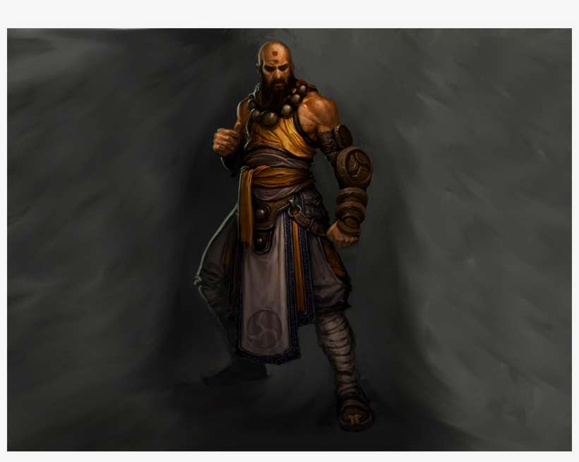 Diablo 3 Male Monk, transparent png download