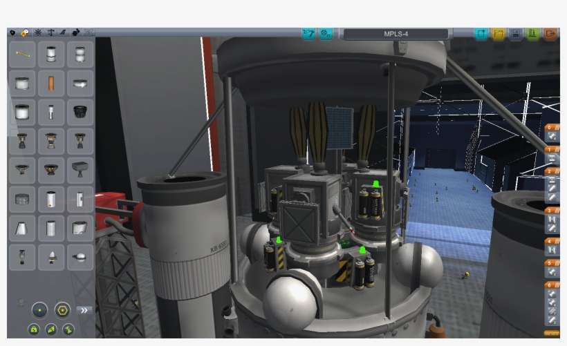 Undock The Satellites Manually Then Use The '0' Key - Ksp Vehicle Assembly Building, transparent png download