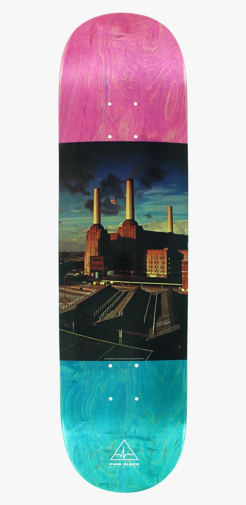 Habitat/pink Floyd Animals Fade Skateboard Deck - Skateboard Deck, transparent png download