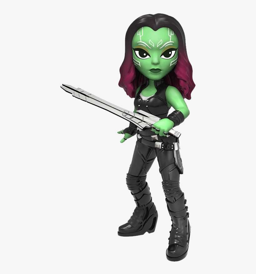 Guardians Of The Galaxy 2 Gamora Rock Candy Vinyl Figure - Funko Rock Candy Marvel, transparent png download