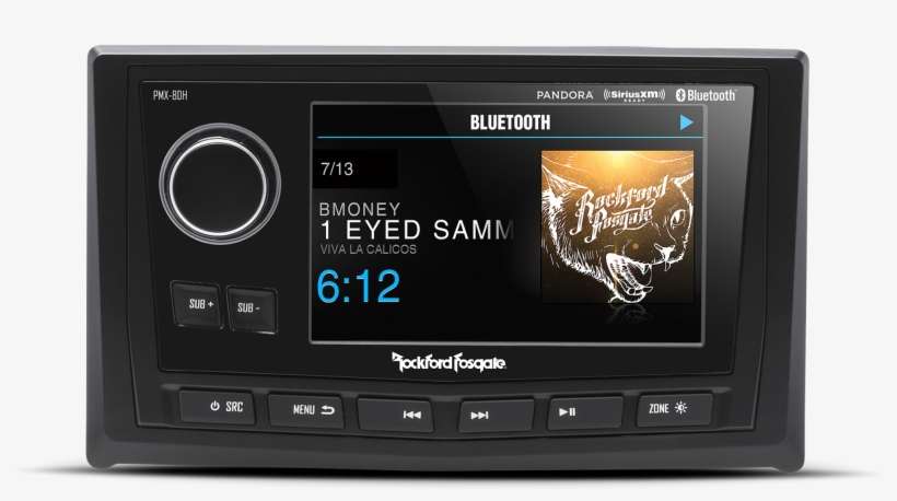 Rockford Fosgate Pmx-8dh 5″ Tft Display Radio - Rockford Fosgate, transparent png download