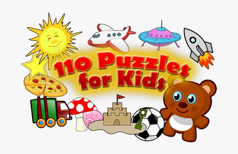 110 Puzzles For Kids Logo, transparent png download
