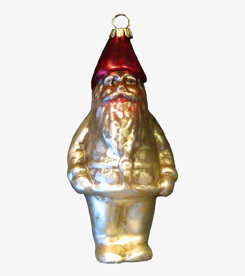 Old Christmas Tree Decorations Png - Garden Gnome, transparent png download