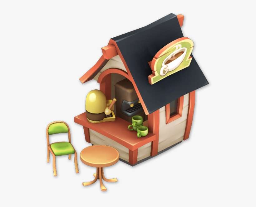 Hot Chocolate Is Made In The Coffee Kiosk - Coffee Kiosk Hay Day Price, transparent png download