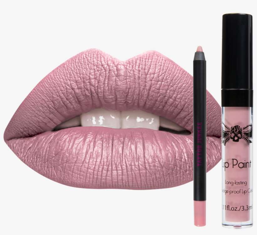 False Tattoo Junkee Sugar Lip Paint & Liner Kit - Lip Gloss, transparent png download