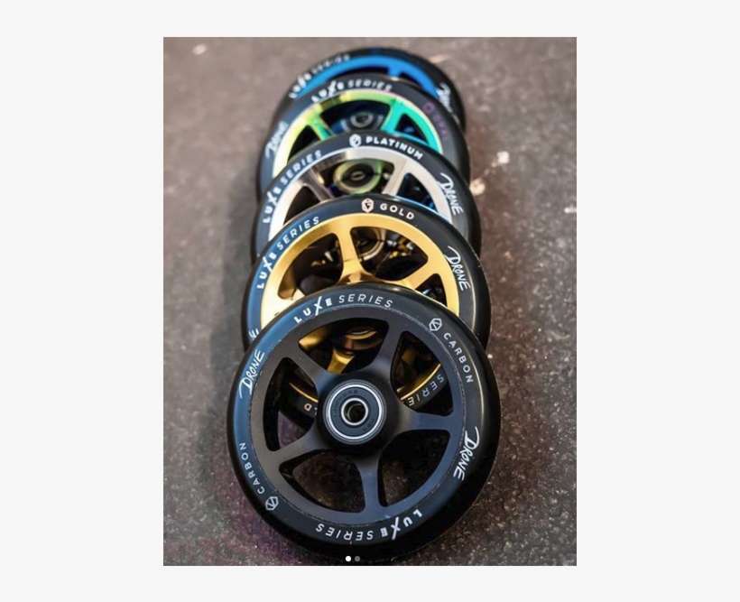 Drone Luxe Series 120mm Scooter Wheel - Hubcap, transparent png download