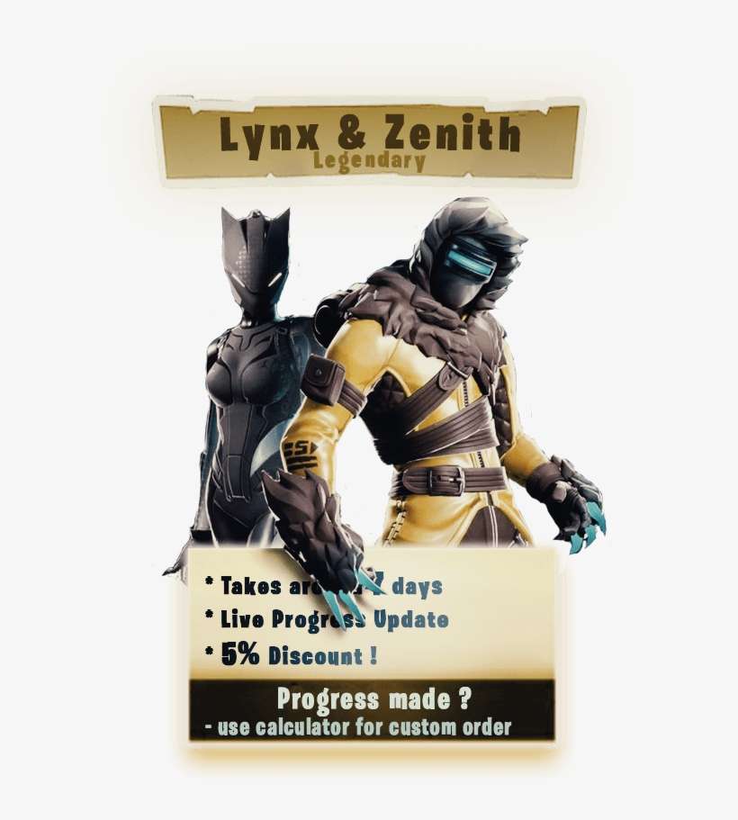 Lynx & Zenith Fortnite Boosting - Zenith And Lynx Fortnite, transparent png download