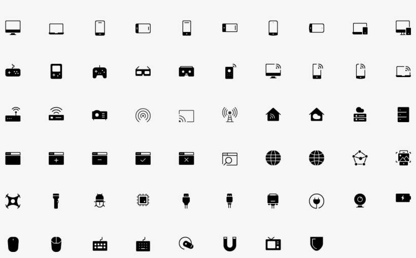 Tech - Monochrome, transparent png download