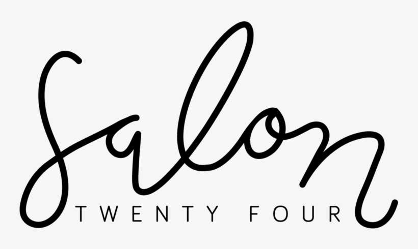 Salon24-black - Calligraphy, transparent png download