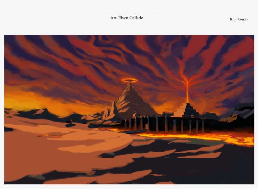 The Dark World Orchestrated Sheet Music For Flute, Link To The Past