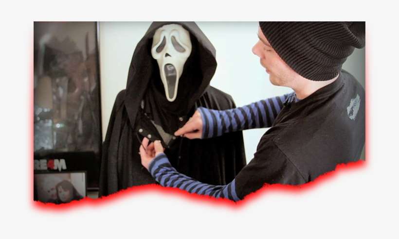 Anthony And Nate Also Have A Wonderful Working Relationship - Original Mask From Scream, transparent png download