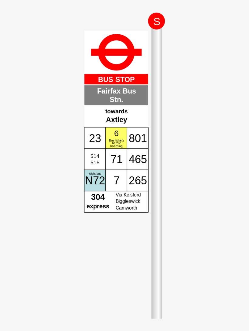 File - Bus Stop - London - Svg - Paradas De Bus En Londres, transparent png download