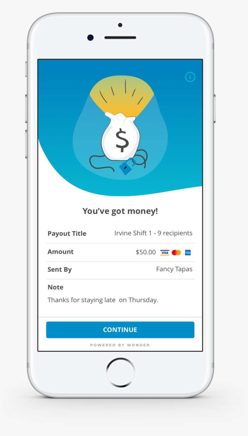 Wonder Instant Payout - Iphone, transparent png download