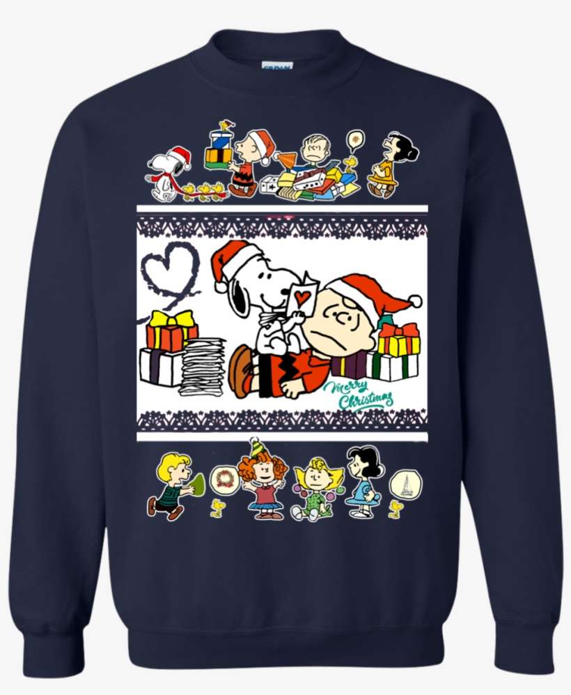 Snoopy Shirts - Sueter Navideño De Beisbol, transparent png download