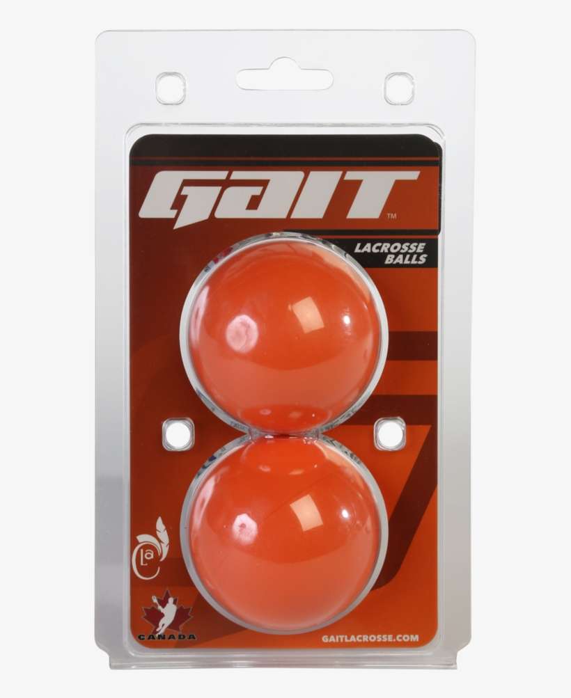 Gait Lacrosse Orange Lax Ball 2pk - Sphere, transparent png download