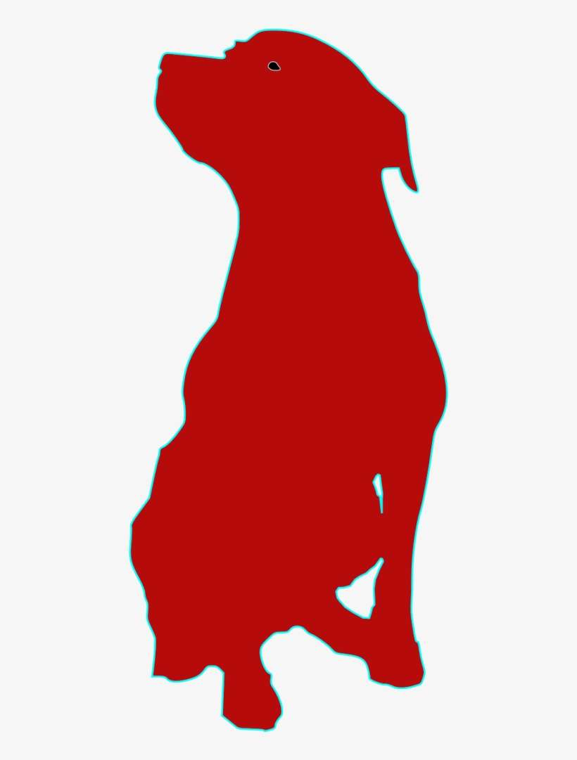Vector Graphics - Dog Outline Clipart, transparent png download