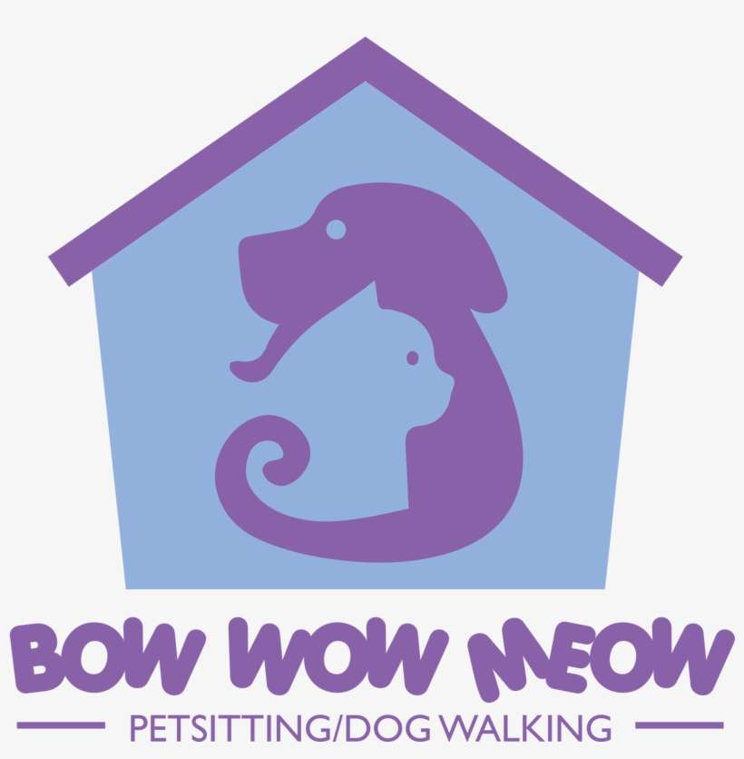 The Bow Wow Meow Pet Sitting - Illustration, transparent png download