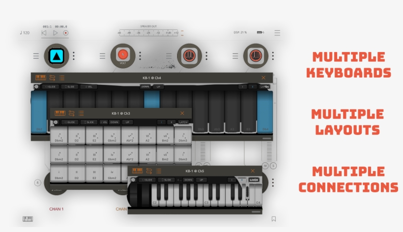Auv3 Midi Plugin Included - Musical Keyboard, transparent png download