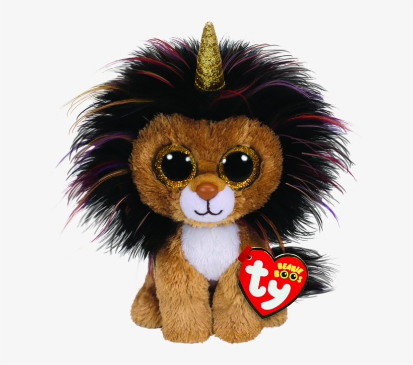 Ramsey Lion With Horn - Ty Beanie Boos Ramsey, transparent png download
