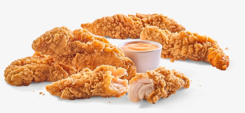 Buffalo Wild Wings Chicken Tender Salad Without Dressing - Chicken Fingers, transparent png download
