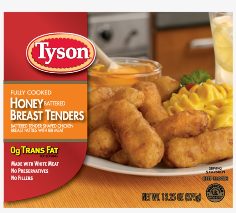 Tyson® Honey Battered Breast Tenders Are Made From - Tyson Chicken, transparent png download