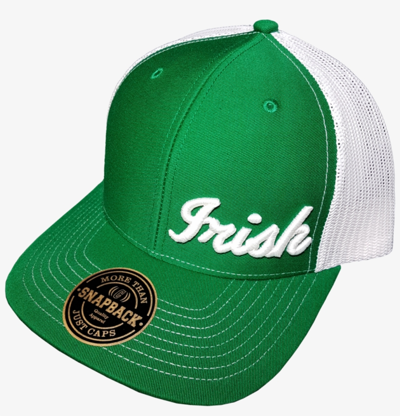 Irish Trucker Snapback Clubhouse Exclusive Custom More - Baseball Cap, transparent png download
