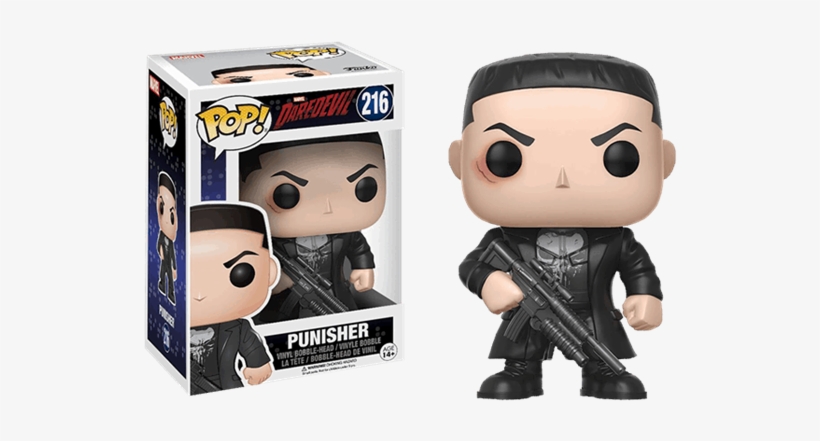 תמונה של Daredevil Punisher Pop - Punisher Pop Figure, transparent png download