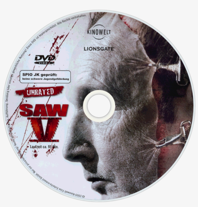Saw V Movie - Saw V 2008 Dvd, transparent png download