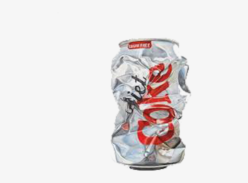 Click And Drag To Re-position The Image, If Desired - Crushed Diet Coke Can, transparent png download