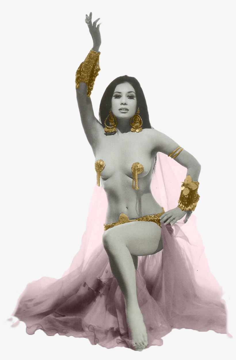 Princess Banu Not For The Faint Of Heart Belly Dancer - Belly Dancer Illustration Vintage, transparent png download