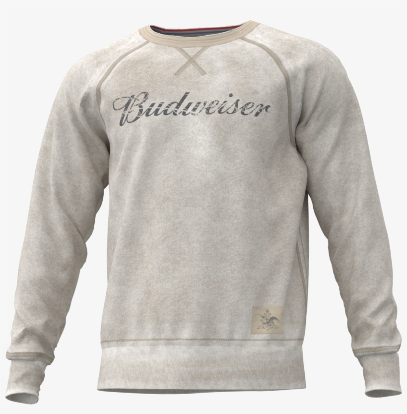 Budweiser Cool Caves Sweatshirt - Long-sleeved T-shirt, transparent png download