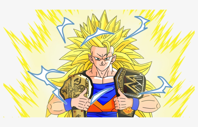 Wwe World Heavyweight Champion Goku Supersaiyajin3 Goku Png Image Transparent Png Free Download On Seekpng