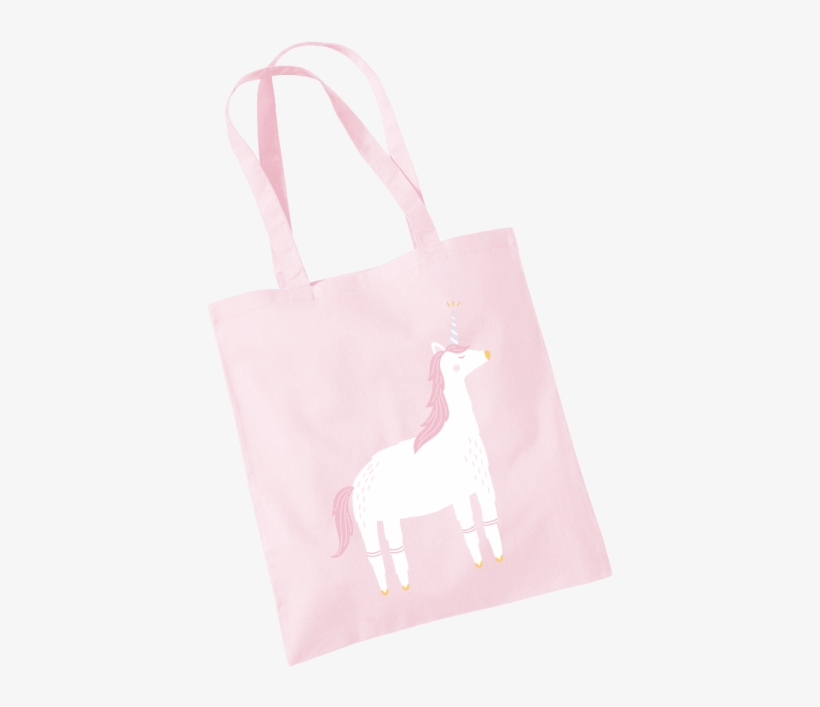 Pink Unicorn - Tote Bag, transparent png download