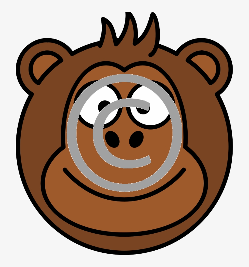 715 X 800 7 - Cartoon Monkey, transparent png download