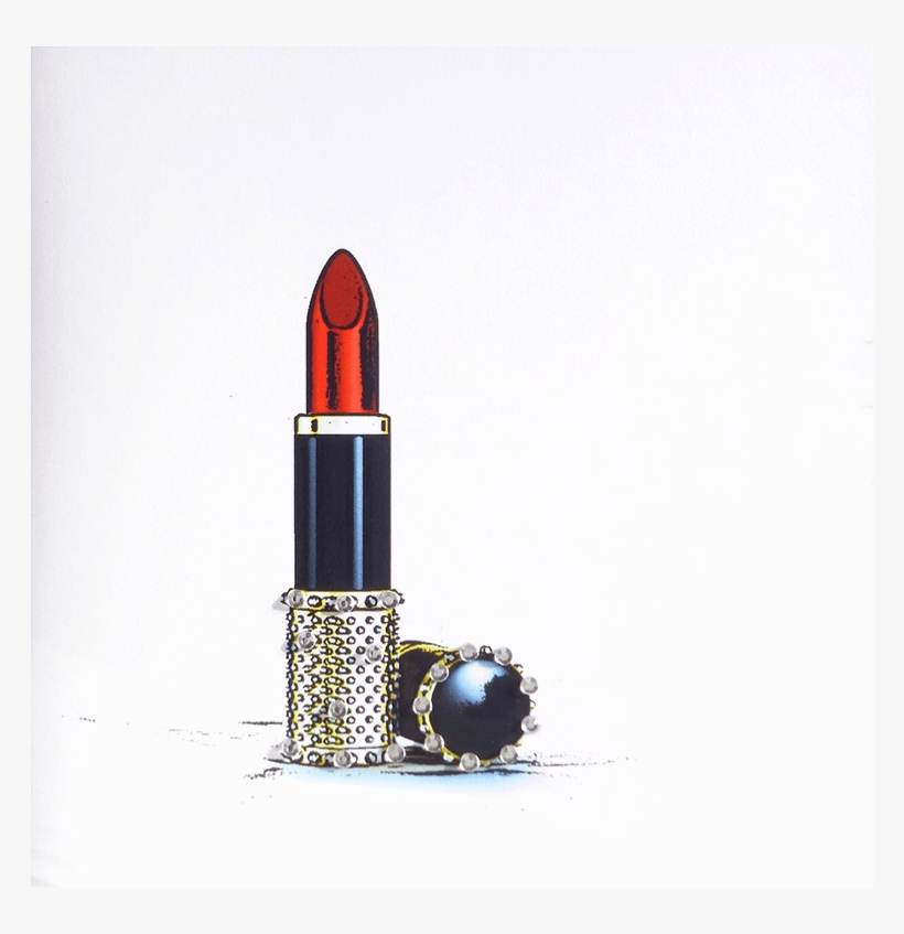 Red Lipstick Card - Bullet, transparent png download