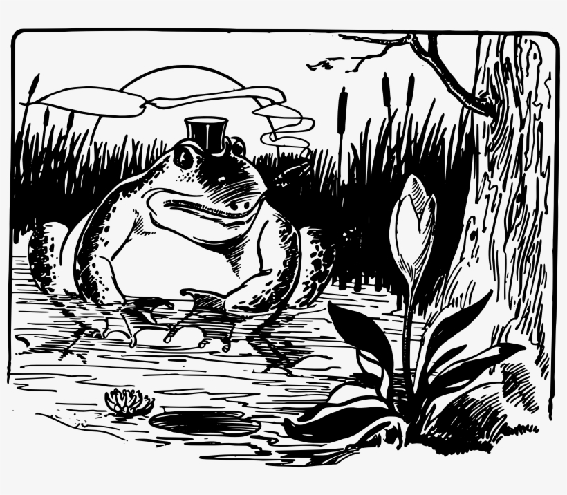 Frog Gent - Illustration, transparent png download
