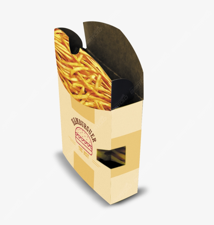 Box Fritas Delivery - French Fries, transparent png download