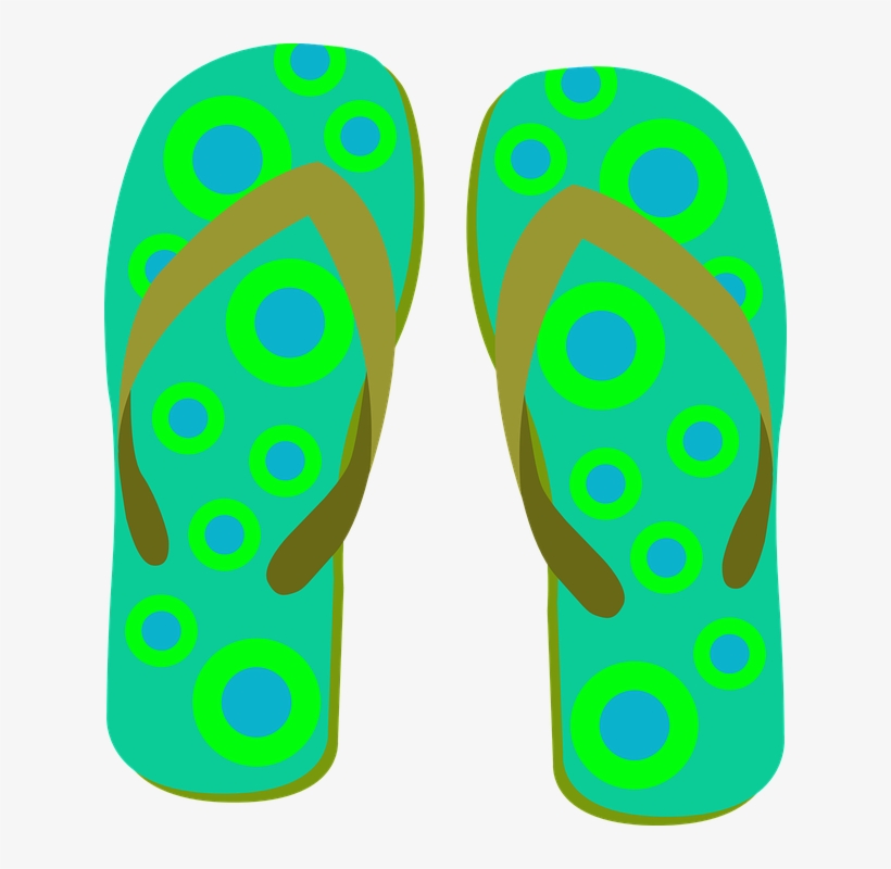 Flip Flops, Slippers, Points, - Flip Flops, transparent png download