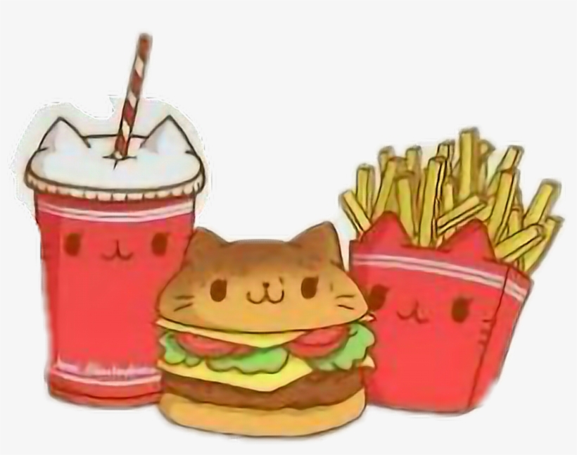 Report Abuse - Fast Food Kawaii Png, transparent png download