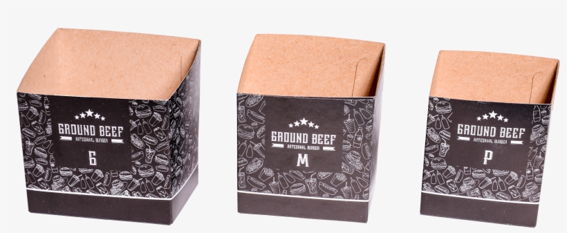 Caixa De Batata Frita Ground Beef - Box, transparent png download