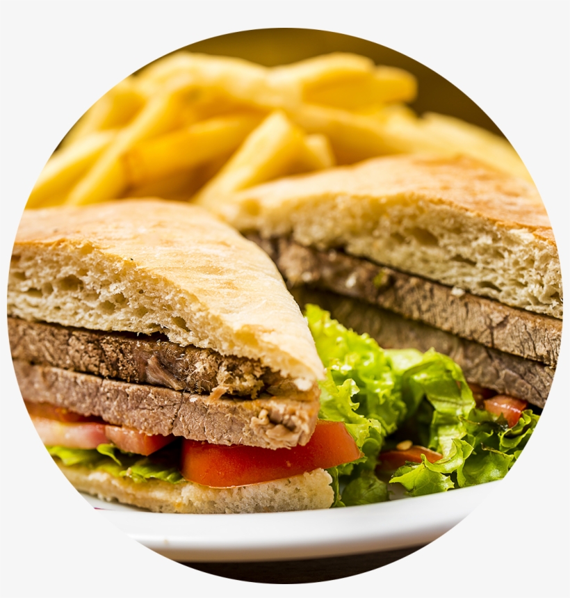 Filezinho De Mignon Ou Frango Arroz, Batata Frita E - Fast Food, transparent png download