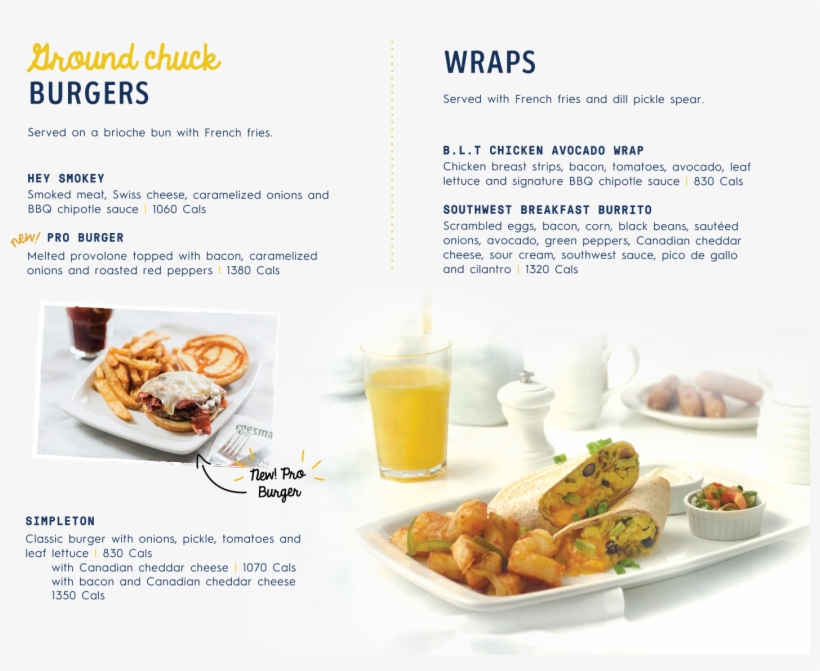 Burgers & Wraps - Side Dish, transparent png download
