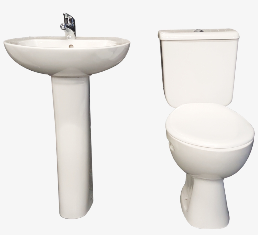 Contractor's 4 Piece Suite - Bathroom Sink, transparent png download
