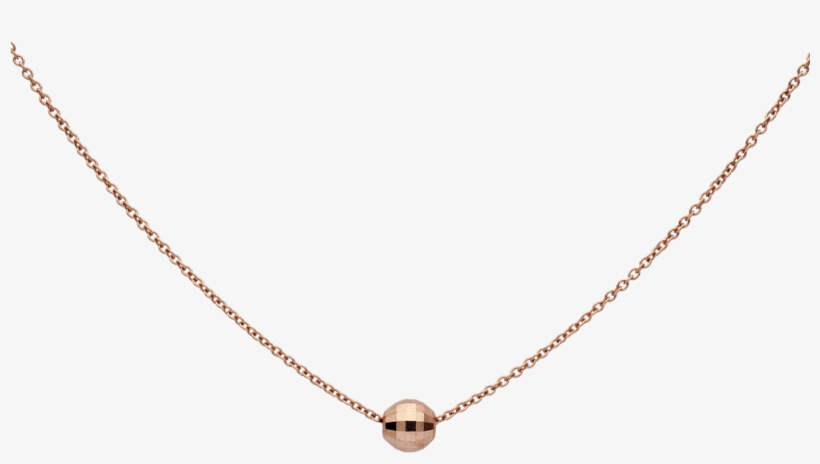 Faceted Mirror Ball Necklace Mirror Ball, Ball Necklace, - Messika Baby Move Necklace, transparent png download